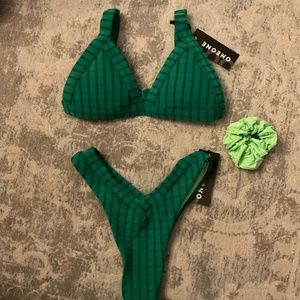 One swim Kameron Top and Jesse bottom pine